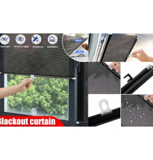 Сонцезахисна Шторка на коліщатках для спасильні, кухні, автомобіля 68*125cm (100)