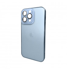 Чехол для смартфона AG Glass Sapphire Frame MagSafe Logo для Apple iPhone 12 Pro Max Sierra Blue