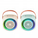 УЦІНКА Портативна колонка XO F42 Dazzling RGB з мікрофоном (11,2*7,8*11,3 см) (під ремонт)