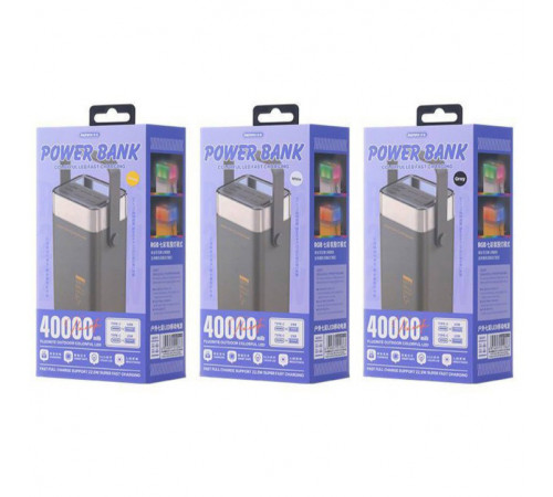 УМБ Power Bank Remax RPP-596 Fluorite Series 40000mAh PD20W+QC22.5W