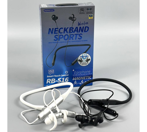 Навушники Remax RB-S16 Smart Touch Control Neckband Sports