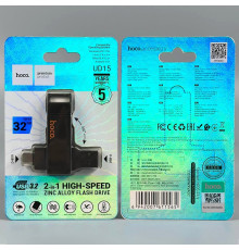 USB флеш Hoco UD15 32Gb Clever USB3.2+Type-C Швидкісна