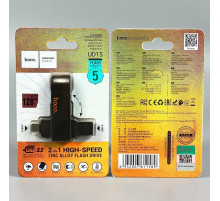 USB флеш Hoco UD15 128Gb Clever USB3.2+Type-C Швидкісна