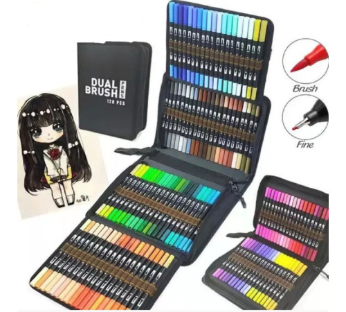 Акварельные  Color pencil  80   CD     Художественные Маркера с сумкой для рисования,(24)