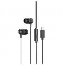 Навушники дротові BOROFONE BM77 (Type-C) Black (6941991103001)