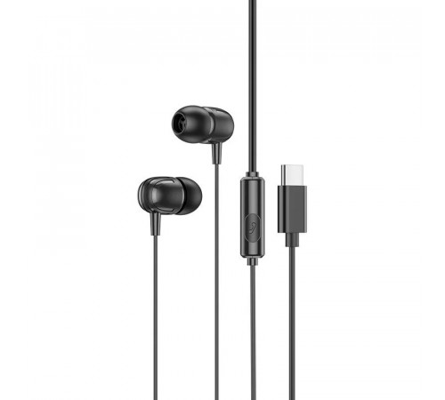 Навушники дротові BOROFONE BM77 (Type-C) Black (6941991103001)