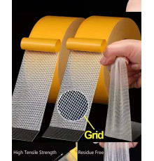 Надміцна стрічка з ниткою, двостороння клейка стрічка 3см*5м  LY-1035 (240)