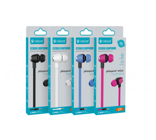 Навушники Celebrat G9 3.5mm 1.2m