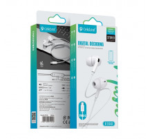 Навушники Celebrat E300 Type-C 1.2m