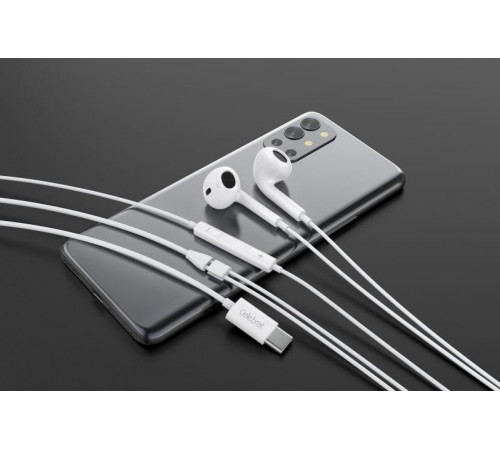 Навушники Celebrat E400 Type-C 1.2m