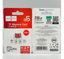 Карта пам'яті Hoco 256Gb 10 Class U-3 Ultra-high-speed (без адаптера)