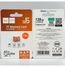 Карта пам'яті Hoco 128Gb 10 Class U-3 Ultra-high-speed (без адаптера)