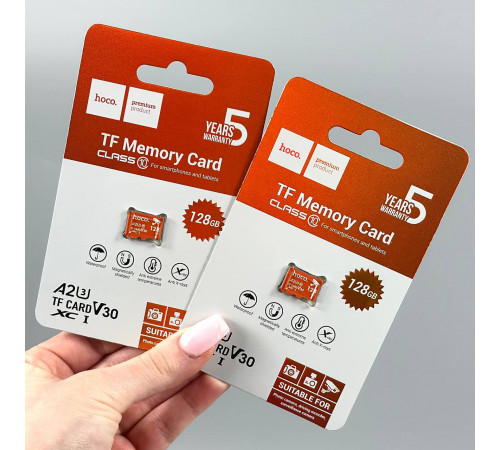 Карта пам'яті Hoco 128Gb 10 Class U-3 Ultra-high-speed (без адаптера)