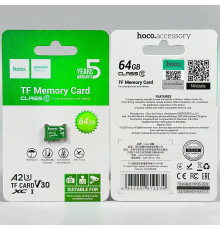 Карта пам'яті Hoco 64Gb 10 Class U-3 Ultra-high-speed (без адаптера)