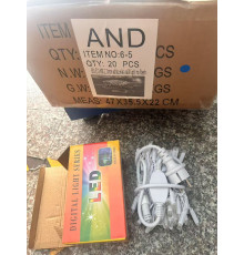 4482код2025 Чорний Провід Гірлянда 8m 80 led 2,30мм Вулична Синій white wire  6-5 (20)