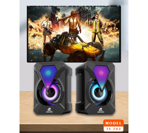 Колонка комп'ютерна JEQANG JS-702 RGB (13,3*8,5*10,8 см)