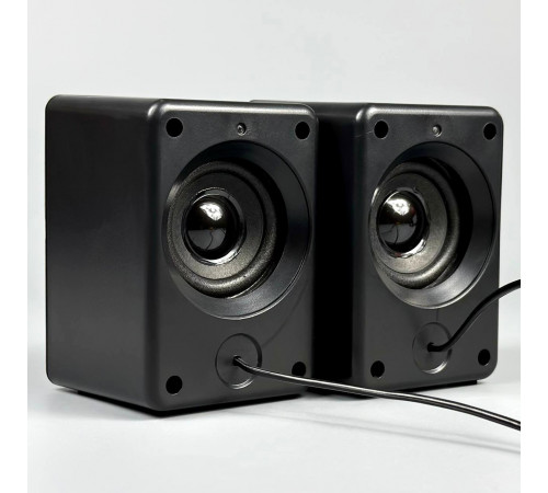 Колонка комп'ютерна Jedel S-526 з RGB підсвічуванням (USB+3.5mm) (10,0*7,5*7,5 см)