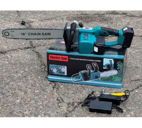 Аккумуляторная цепная пила , 16 дюймов, 2100 Вт, 2 аккумулятора   40-8 (4)