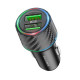 Автомобільний зарядний пристрій BOROFONE BZ21A Brilliant 36W dual port QC3.0 car charger Black (6941991101205)