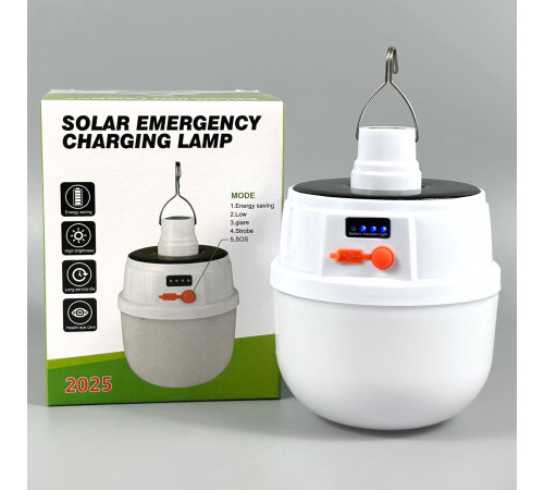 Лампа для кемпінгу BL-2025 + Solar panel (вбуд. акум.) 14,2*11,2см