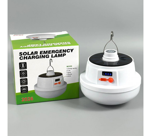 Лампа для кемпінгу BL-2026 + Solar panel (вбуд. акум.) 11,3*13,0см