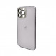 Чохол для смартфона AG Glass Matt Frame Color Logo for Apple iPhone 13 Pro Max Titanium Grey (AGMattFrameiP13PMGrey)
