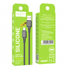 Data Cable Hoco X101 Assistant silicone Micro 2.4A 1m