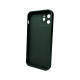 Чохол для смартфона AG Glass Matt Frame Color Logo for Apple iPhone 12 Cangling Green (AGMattFrameiP12Green)