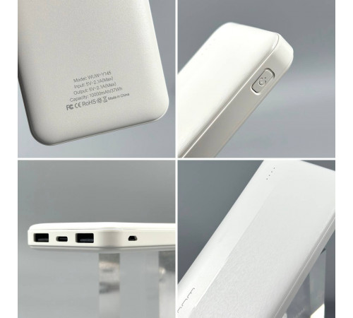 УМБ Power Bank WUW Y145 10000mAh 2.1A з ліхтарем