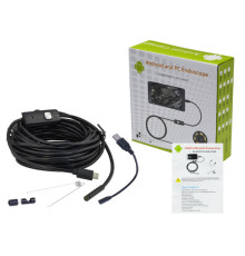 Камера Ендоскоп roid та PC Endoscope, гнучка USB-камера 3 МЕТРА Data cable + c (108)