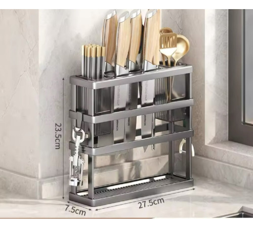 Настенная многофункциональная стойка для хранения Органайзер      -90-10-24pcs    (24)(18)