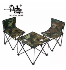 СТІЛ турестичний складаний + 2 стільці комуфляж 10485-1 (6)