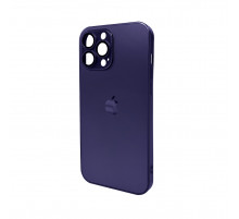 Чохол для смартфона AG Glass Matt Frame Color Logo for Apple iPhone 12 Pro Max Deep Purple (AGMattFrameiP12PMPurple)