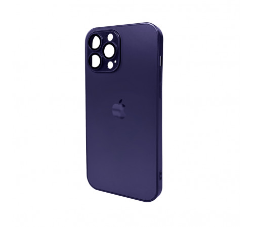 Чохол для смартфона AG Glass Matt Frame Color Logo for Apple iPhone 12 Pro Max Deep Purple (AGMattFrameiP12PMPurple)