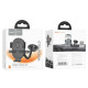 Автотримач для телефона HOCO H20 Mighty one-button car holder(windshield) Black (6942007601597)