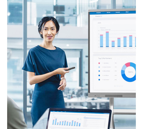 Пульт для презентацій Hoco GM200 Smart Bluetooth 2.4 GHz (червоне світло) (лазерна указка презентер)