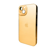 Чехол для смартфона AG Glass Sapphire Frame MagSafe Logo для Apple iPhone 14 Gold (AGSappiFRP14Gold)