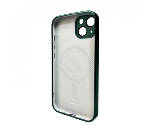 Чохол для смартфона AG Glass Sapphire Frame MagSafe Logo for Apple iPhone 15 Cangling Green (AGSappiFRP15Green)