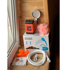 Душ Портативний Помаранчевий купання shower set НОВИЙ  217 (30)