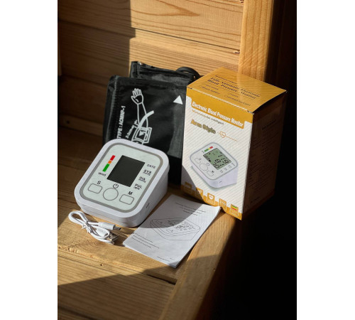 Тонометр /// Автоматический тонометр ARM Style B02R с индикатором   УРАИНСКИЙ  1489 (50)