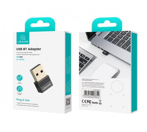 Bluetooth адаптер Usams US-ZB285