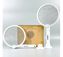 Мухобійка-ракетка складна WD-989 1200 mAh пастка від  комах (з вбуд. акум.) (довж. 47,8см)