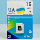 Карта пам'яті UA POWER 16Gb U-1 Ultra high speed Class 10 (без адаптера)