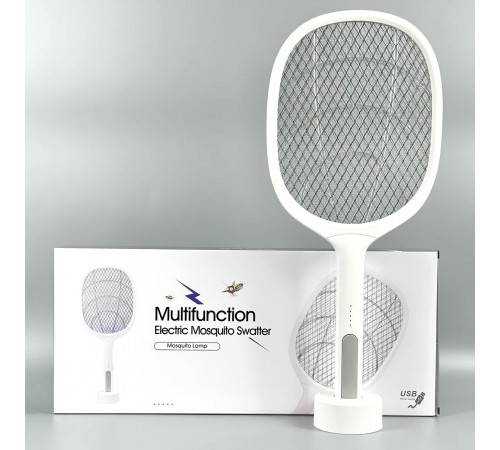 Мухобійка-ракетка W3 пастка від комах (з вбуд. акум.) (довж. 53,2см)