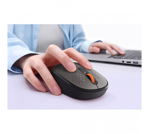 Маніпулятор миша бездротова Baseus F01B Tri-Mode Wireless Mouse Frosted Gray (B01055503833-00)