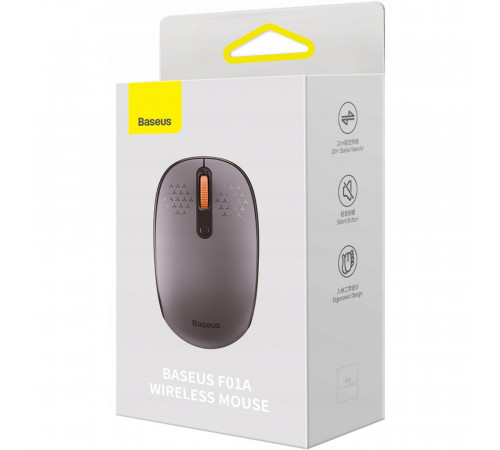 Маніпулятор миша бездротова Baseus F01B Tri-Mode Wireless Mouse Frosted Gray (B01055503833-00)
