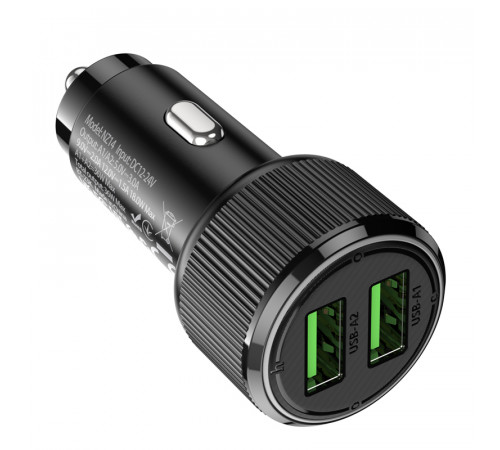 Автомобільний зарядний пристрій Hoco NZ14 Guerrero 36W