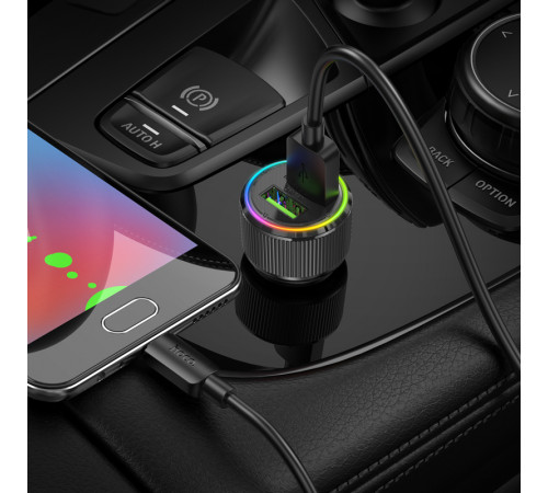 Автомобільний зарядний пристрій Hoco NZ14 Guerrero 36W