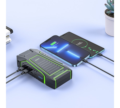 Автомобільний пуско-зарядний пристрій HOCO QS1 Spring car emergency start-up power bank(10000mAh) (6942007611435)