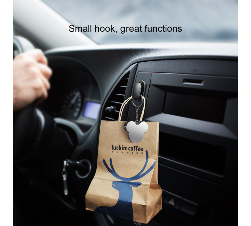 Автомобільний гачок Baseus Small Shell, ACGGBK-01